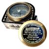 Gift for Grandson Brass Compass Engraved Quote | Memory Present to My Grandson Birthday, Baptism, Graduation, Confirmation, Love, Gift idea by Grandpa Grandma (Grandson - Always Here for You) view 1