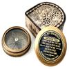 Gift for Grandson Brass Compass Engraved Quote | Memory Present to My Grandson Birthday, Baptism, Graduation, Confirmation, Love, Gift idea by Grandpa Grandma (Grandson - Always Here for You) view 3