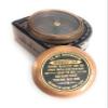 Gift for Grandson Brass Compass Engraved Quote | Memory Present to My Grandson Birthday, Baptism, Graduation, Confirmation, Love, Gift idea by Grandpa Grandma (Grandson - Always Here for You) view 4