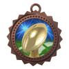 10 PK of Football Bronze Medals Trophy Award with Neck Ribbons D03-D20 view 1