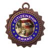 10 PK of Citizenship Bronze Medals Trophy Award with Neck Ribbons D03-FCL441 view 1