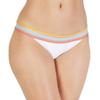 Hula Honey WHITE Juniors' Three Stripes You're Out Hipster Bottom, US X-Large view 1