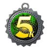 10 PK of 5K Silver Medals Trophy Award with Neck Ribbons D03-FCL578 view 1