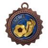 10 PK of Soccer Bronze Medals Trophy Award with Neck Ribbons D03-EG46 view 1