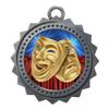 10 PK of Drama Silver Medals Trophy Award with Neck Ribbons D03-D19 view 1