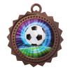 10 PK of Soccer Bronze Medals Trophy Award with Neck Ribbons D03-MY446 view 1