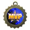 10 PK of MVP Gold Medals Trophy Award with Neck Ribbons D03-FCL518 view 1
