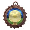 10 PK of Soccer Bronze Medals Trophy Award with Neck Ribbons D03-D30 view 1