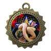 10 PK of Wrestling Gold Medals Trophy Award with Neck Ribbons D03-FCL577 view 1