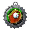 10 PK of Baseball Silver Medals Trophy Award with Neck Ribbons D03-FCL408 view 1