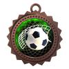 10 PK of Soccer Bronze Medals Trophy Award with Neck Ribbons D03-FCL542 view 1