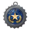10 PK of Allstar Silver Medals Trophy Award with Neck Ribbons D03-EG4 view 1