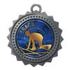 Express Medals Track Silver Medals Trophy Award with Neck Ribbons D03-EG58 - (Pack of 10) view 1