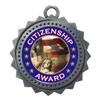 10 PK of Citizenship Silver Medals Trophy Award with Neck Ribbons D03-FCL441 view 1