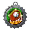 10 PK of Baseball Silver Medals Trophy Award with Neck Ribbons D03-FCL410 view 1