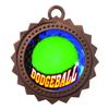 10 PK of Dodgeball Bronze Medals Trophy Award with Neck Ribbons D03-FCL459 view 1