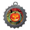 10 PK of Halloween Silver Medals Trophy Award with Neck Ribbons D03-MY478 view 1