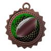 10 PK of Football Bronze Medals Trophy Award with Neck Ribbons D03-FCL475 view 1