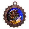 10 PK of Cycling Bronze Medals Trophy Award with Neck Ribbons D03-FCL449 view 1