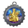 10 PK of Science Fair Silver Medals Trophy Award with Neck Ribbons D03-D79 view 1