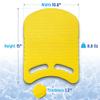 Junior Kickboard Buoy for Youth Children & Toddlers Swimming Aid & Exercise Training Board for Kids to Learn to Swim with Kick Boards in Pool BPA Free (Yellow) view 4