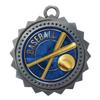 10 PK of Baseball Silver Medals Trophy Award with Neck Ribbons D03-EG10 view 1
