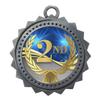 10 PK of 2nd Place Silver Medals Trophy Award with Neck Ribbons D03-D02 view 1