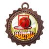 10 PK of Basketball Bronze Medals Trophy Award with Neck Ribbons D03-FCL412 view 1