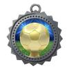 10 PK of Soccer Silver Medals Trophy Award with Neck Ribbons D03-D30 view 1
