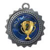 10 PK of 2nd Place Silver Medals Trophy Award with Neck Ribbons D03-EG2 view 1