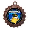 10 PK of Cornhole Bronze Medals Trophy Award with Neck Ribbons D03-FCL455 view 1
