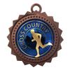 10 PK of Cross Country Bronze Medals Trophy Award with Neck Ribbons D03-EG20 view 1