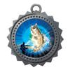 10 PK of Bass Fishing Silver Medals Trophy Award with Neck Ribbons D03-MY421 view 1
