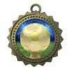 10 PK of Soccer Gold Medals Trophy Award with Neck Ribbons D03-D30 view 1