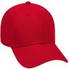 Ashen Fane 6 Panel Structured Low Profile Superior Cotton Twill Basic Baseball Hat, Red view 1