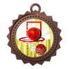 10 PK of Basketball Bronze Medals Trophy Award with Neck Ribbons D03-FCL411 view 1
