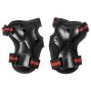 Alvivi #S-L 6Pcs Adult/Child Sports Protective Gear Set Knee Pads Elbow Pads Wrist Guards for Inline Roller Scooter Roller Skates Black&Red 5.9''/15cm view 3