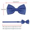 Allegra K Men's Polka Dots Pre-Tied Bowknot Bow Ties Work Formal Party Tuxedo Bowties One Size Deep Blue view 4