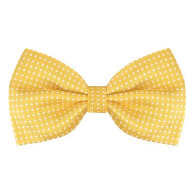 Allegra K Men's Polka Dots Pre-Tied Bowknot Bow Ties Work Formal Party Tuxedo Bowties One Size Yellow