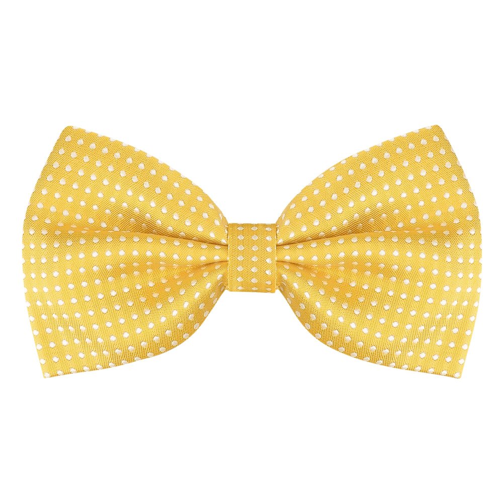 Allegra K Men's Polka Dots Pre-Tied Bowknot Bow Ties Work Formal Party Tuxedo Bowties One Size Yellow