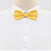 Allegra K Men's Polka Dots Pre-Tied Bowknot Bow Ties Work Formal Party Tuxedo Bowties One Size Yellow view 2