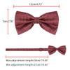 Allegra K Men's Polka Dots Pre-Tied Bowknot Bow Ties Work Formal Party Tuxedo Bowties One Size Red White view 4