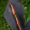 Handicraftviet Hand Carved Wooden Flower Wand, Magic Wand for Collectible and Cosplay, 15'' for Children and Adults on Halloween, Christmas view 3