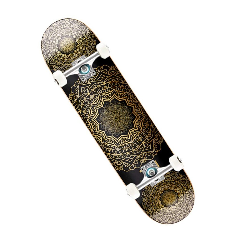 Skateboard 31"x8" Pro Cruiser Skateboards Complete Skating Board 7 Layers Maple Decks Longboards Skateboard Cruiser for Teens Adults Beginners Girls Boys Kids Gift (Color : A)