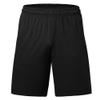 Big and Tall Shorts for Men Basketball Shorts Athletic Lightweight Dry-Fit Training Workout Shorts Zipper Pockets Black view 3