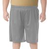 Big and Tall Shorts for Men Basketball Shorts Athletic Lightweight Dry-Fit Training Workout Shorts Zipper Pockets Gray view 1
