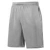 Big and Tall Shorts for Men Basketball Shorts Athletic Lightweight Dry-Fit Training Workout Shorts Zipper Pockets Gray view 3