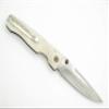 Mcusta Seki Japan Tactility Elite MC-126D White Corian Damascus Folding Pocket Knife view 3