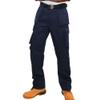 Absolute Apparel Mens Workwear Utility Cargo Trouser (50S) (Navy) view 2