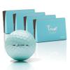Trust Golf Ball, Aurora ICY Blue, Soft, Distance, Straight Flight, and Easy to Spot, Crystal Urethane Covered, 3-Piece (ICY Blue, 48 Balls) view 1